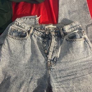 pacsun high rise straight jeans. size 24